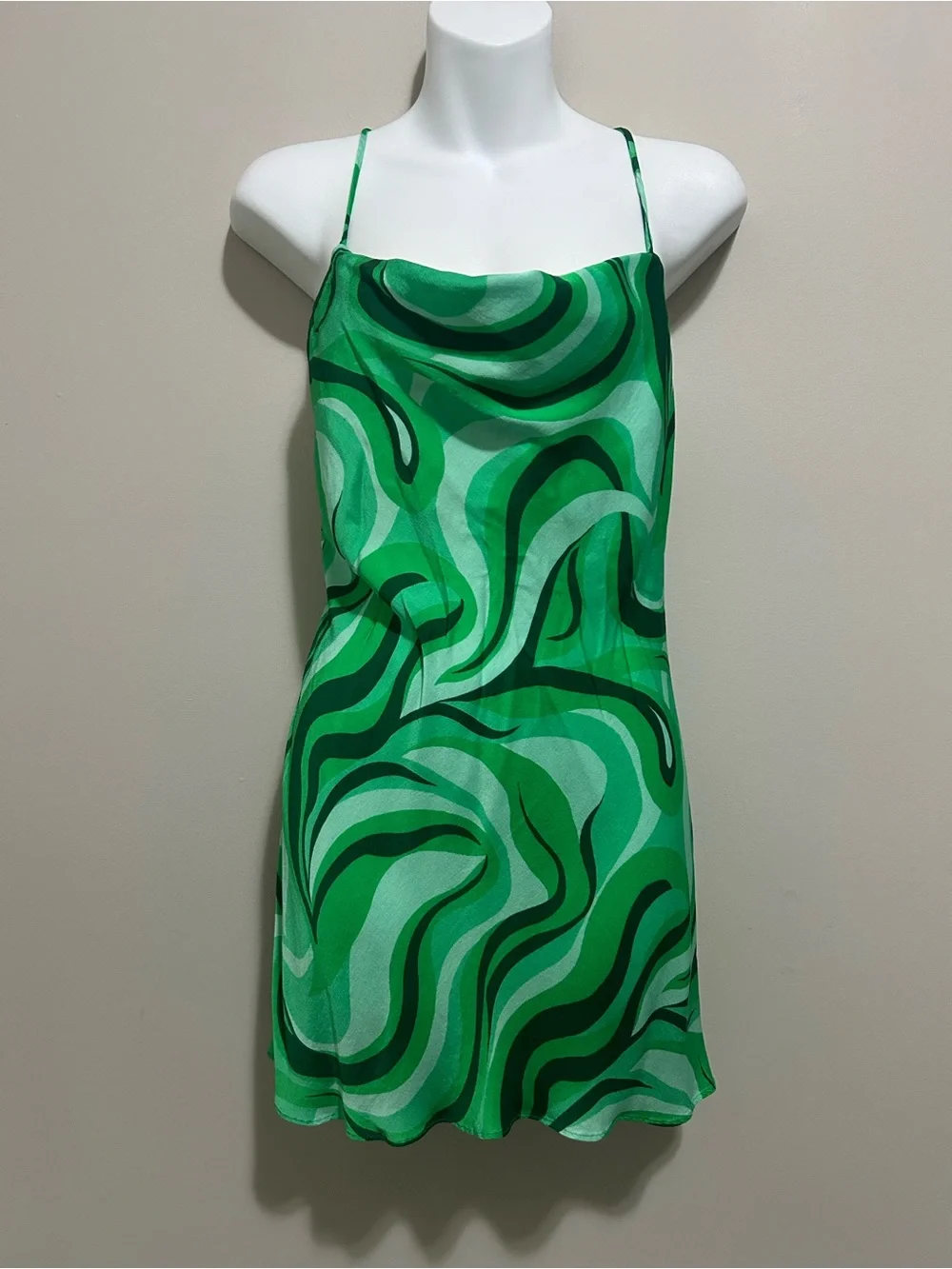 green mini dress zara Short Jacquard Size knitted mini Green silk mini dress ZARA